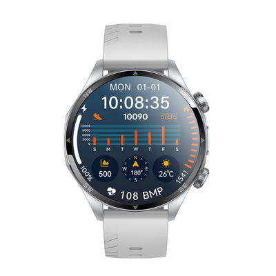 Купить KW332 1,6 дюймовый полноэкранный AMOLED дисплей Smartwatch 5ATM водонепроницаемый с 6 спутниковым позиционированием Производство в сети