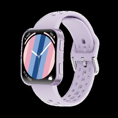 Купить Ультратонкие смарт-часы KW323 с AMOLED-дисплеем 1,85 дюйма и изогнутым дизайном 7,7 мм Производство в сети