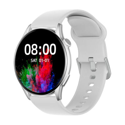 KW200PLUS Элегантные круглые умные часы 1.43 дюймовые Умные часы для контроля здоровья