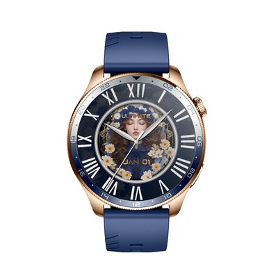 KW290B Титановый Bluetooth Calling 1.43 ′′ AMOLED Display Smartwatch 100 Спортивные режимы Мониторинг стресса для активного образа жизни
